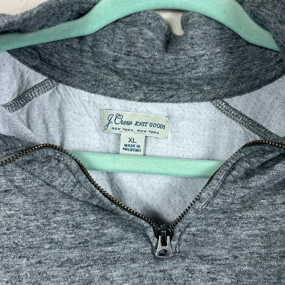 🎈4 LISTINGS FOR $20 J. Crew 100% cotton grey pullover sweater mock neck XL